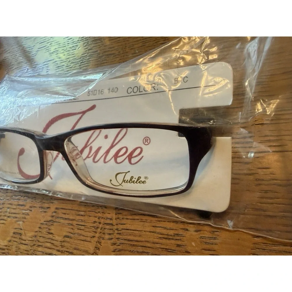 NEW Jubilee 5790 Blk‎ Lt Brown Design Plastic EYEGLASSES FRAME RX 51-16-140